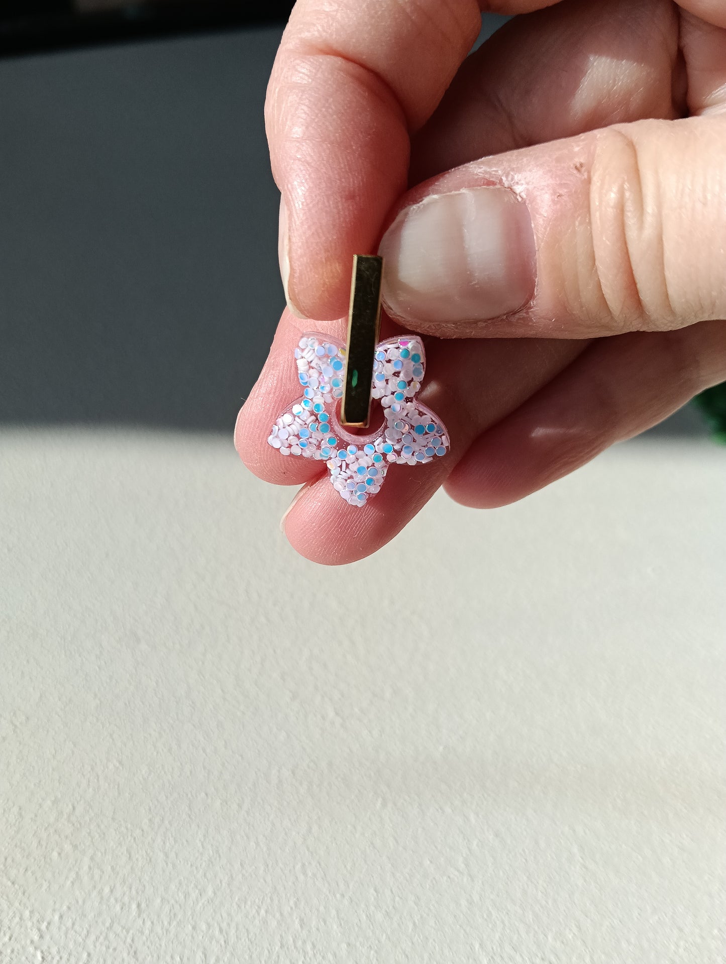 Pampilles en résine ou pâte polymère