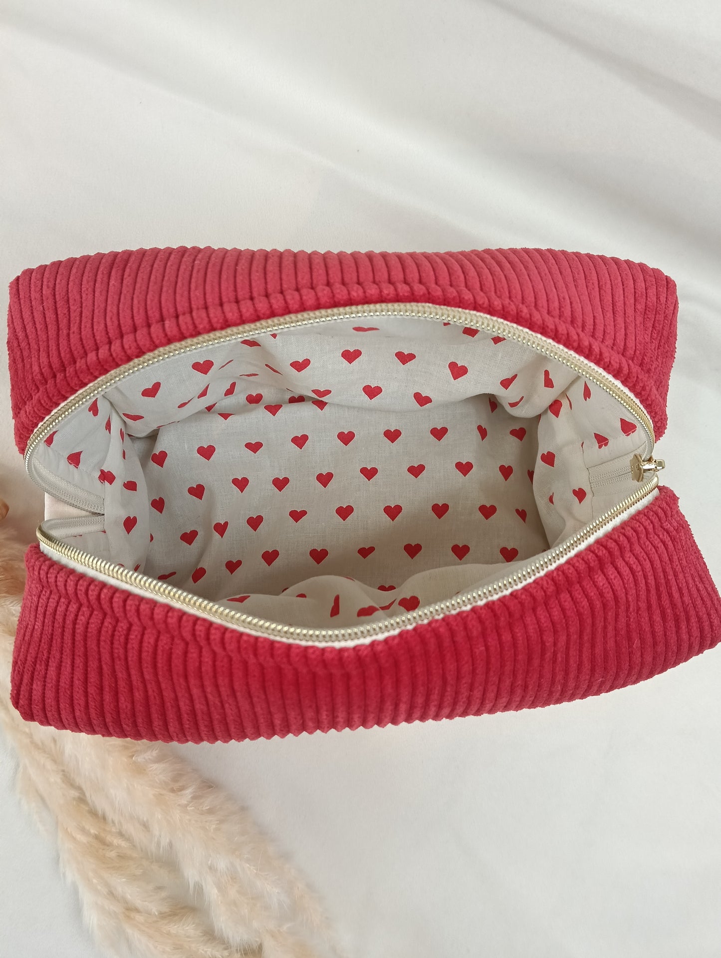 Trousses de toilette molletonnée