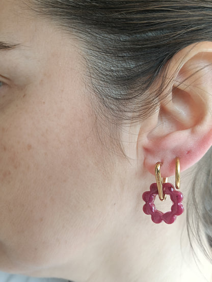 Pampilles en résine ou pâte polymère