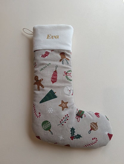 Chaussette de Noël personnalisée