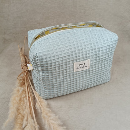 Trousse de toilette "vert d'eau"