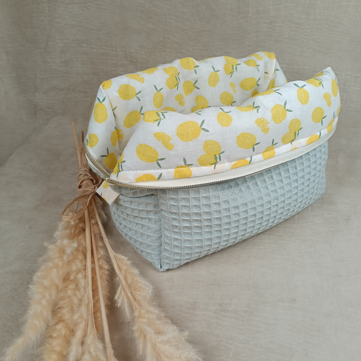 Trousse de toilette "vert d'eau"