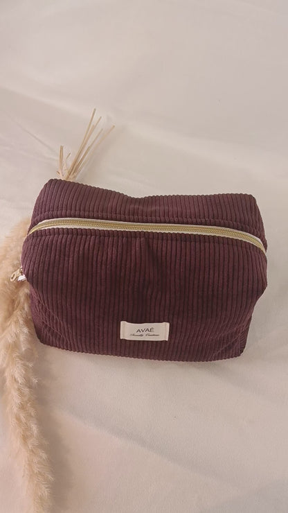 Trousses de toilette molletonnée