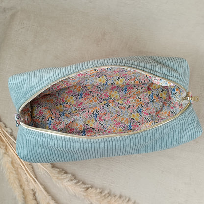 Trousse airwrap, sèche cheveux ionique, boucleur "bleu ciel"