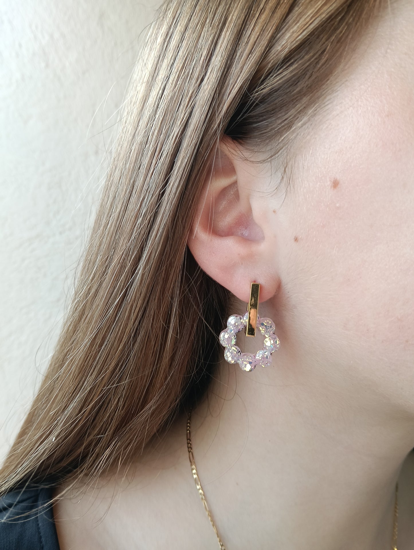 Pampilles en résine ou pâte polymère