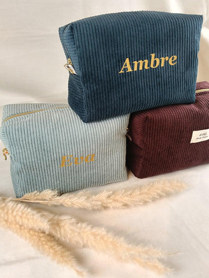 Trousses de toilette molletonnée