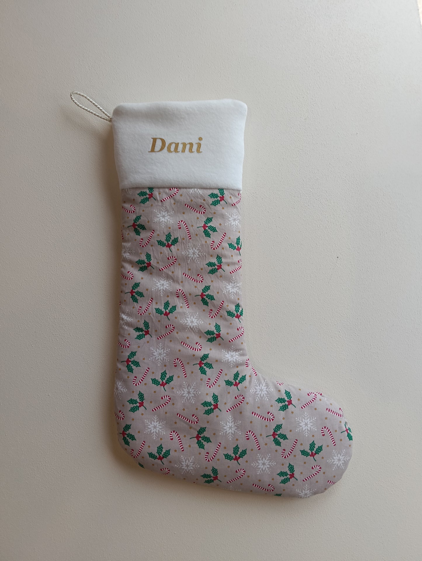 Chaussette de Noël personnalisée