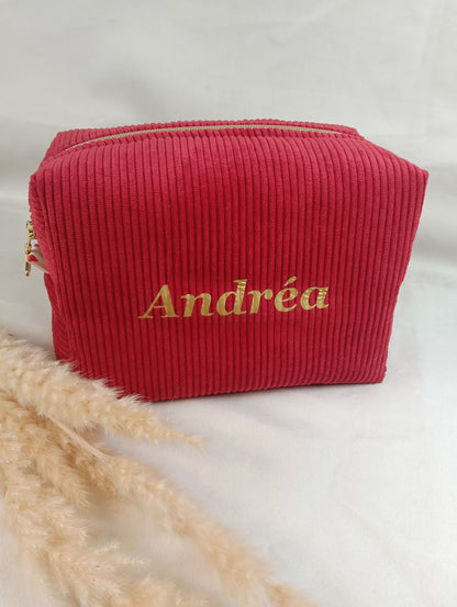 Trousses de toilette molletonnée