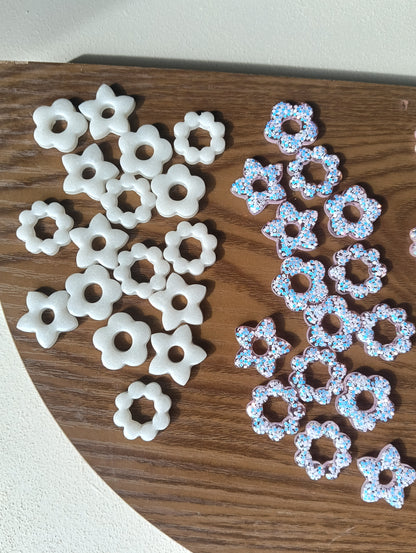 Pampilles en résine ou pâte polymère